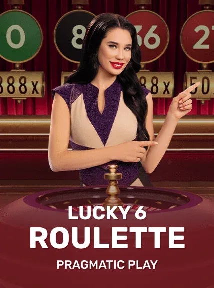Lucky6 Roulette table game at Ruby Reels Australia